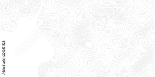 Abstract minimal The pattern discovery vector topo map creative discovery White wave grid stripe line map topography. vector geographic contour mounted map background.