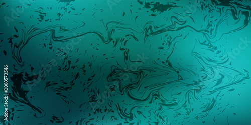 Elegant Dark Teal Gradient Abstract Background. illustration
