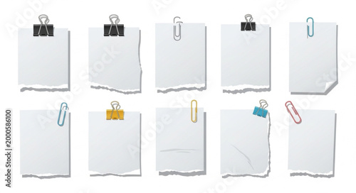Paper Notes with Clips.