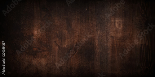 Dark wood texture with rustic grain.