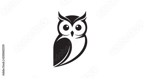 Owl Bird Icon Graphic Design.