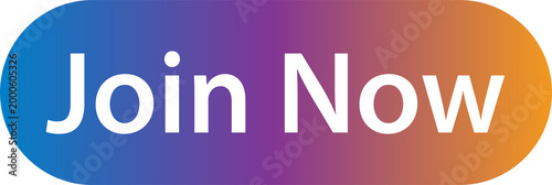 Foto gradient call to action join now button isolated on transparent background