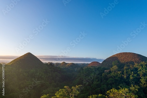 landscape of the mountains