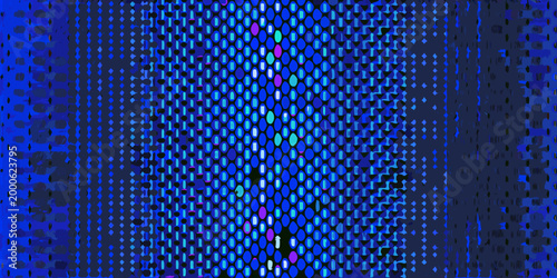 dynamic geometric grid creating a three dimensional wave effect in blue tones high quality professional