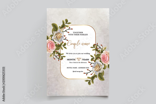 Save the date wedding invitation templates