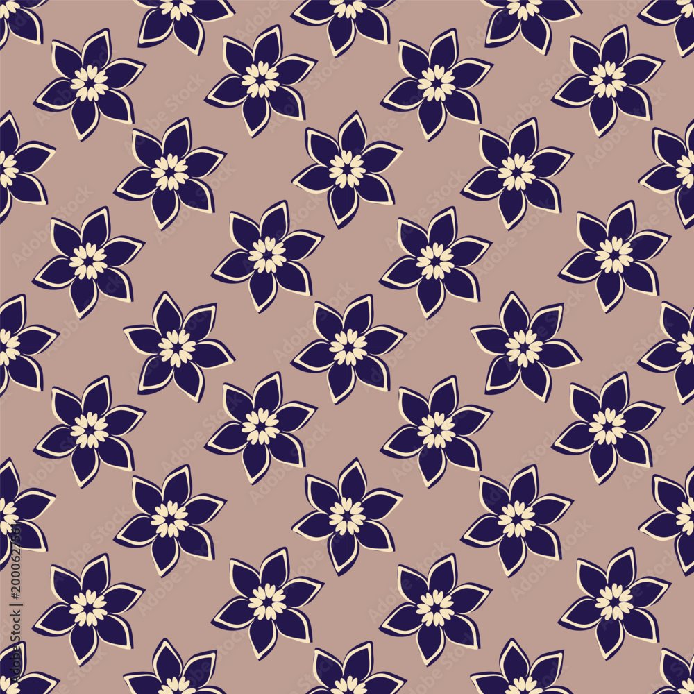 Fototapeta premium seamless floral pattern