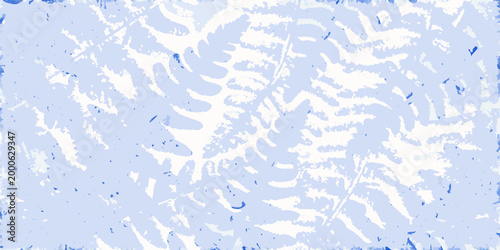 delicate arrangement of fern fronds using stippling technique high quality professional detailed modern elegant stylish