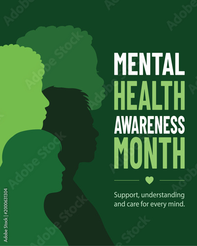 Mental health awareness month poster