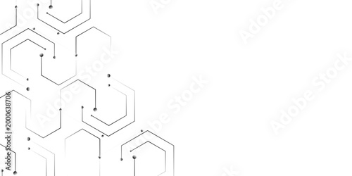 Molecular structure abstract tech background. Hi tech digital connect, communication vector. White technology background digital systems Hi-tech technology pattern.  skeletal formula of cannabinol.