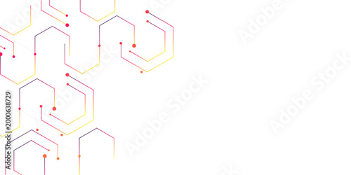 Molecular structure abstract tech background. Hi tech digital connect, communication vector. White technology background digital systems Hi-tech technology pattern.  skeletal formula of cannabinol.