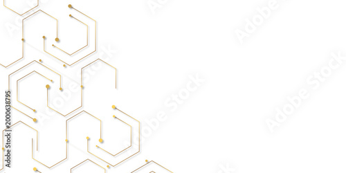 Molecular structure abstract tech background. Hi tech digital connect, communication vector. White technology background digital systems Hi-tech technology pattern.  skeletal formula of cannabinol.