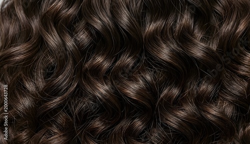 Woman curly or wavy hair