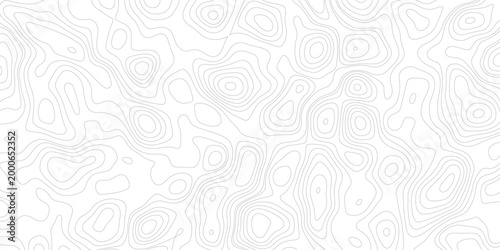 Topographic map background geographic line map with elevation assignments. Modern design with White background with topographic wavy pattern design.paper texture Imitation of a geographical map shades