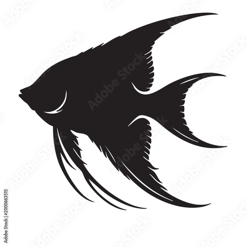 Underwater Marine Animal Silhouette Vector Set – Ocean Creatures Mandala, Sea Life SVG, Turtle Dolphin Fish Shark, Black Tribal Clipar