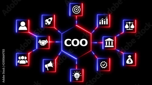 abstract background with coo 