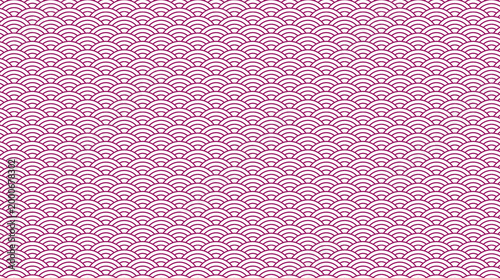 Elegant repeating wave arcs pattern clean background