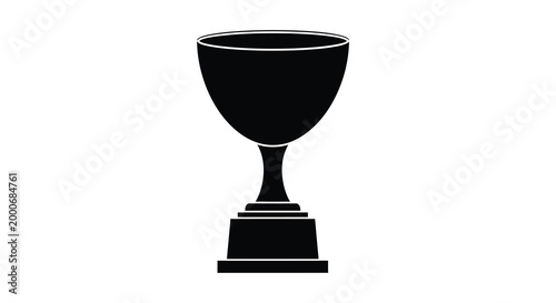 trophy silhouette on white background high quality professional detailed modern elegant stylish clean crisp vibrant colorful digital creative innovative contemporary