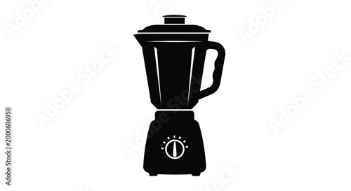 blender silhouette on white background high quality professional detailed modern elegant stylish clean crisp vibrant colorful digital creative innovative contemporary