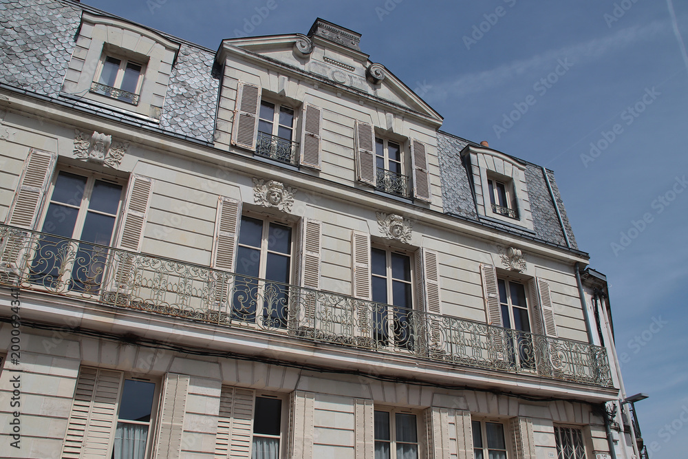 Fototapeta premium habitation building in ancenis in france