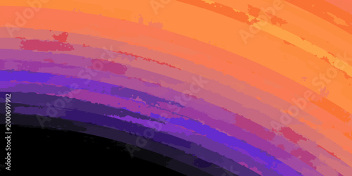 smooth radial gradient transitioning from bright orange to deep purple high quality professional detailed modern