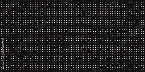 uniform grid of white dots on deep black background high quality professional detailed modern elegant