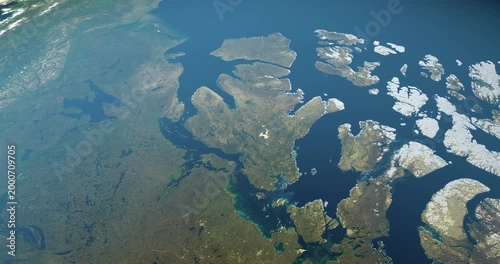 Victoria Island from space