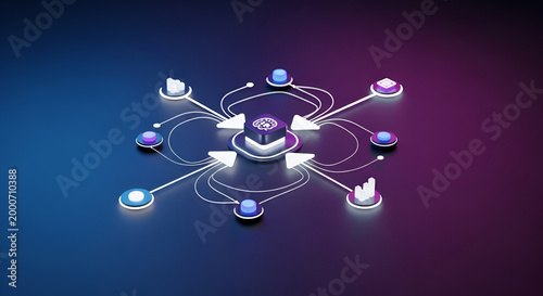 network, connections, futuristic, technology, data exchange, digital, communication, hub