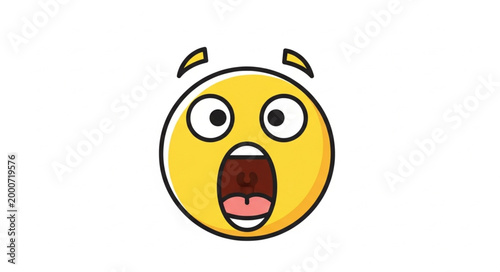 Shocked Emoji Face Expression Surprise Astonishment.