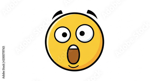 Shocked Emoji Face Expression Surprise Astonishment.