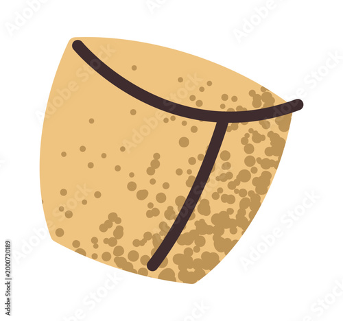 Samosa Triangular Pastry Snack Cartoon