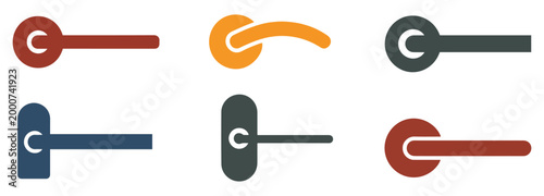 modern door handle knob lever set