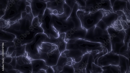 Abstract Dark Blue Fluid Liquid Surface Flowing Animation Loop