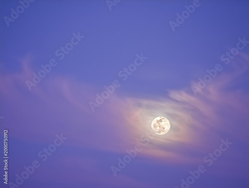 Moonlight Cloudy Night Sky Background