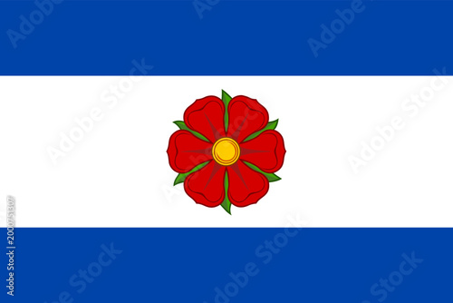 Cesky Krumlov Official Flag Vector, Czech Municipal Flag Illustration