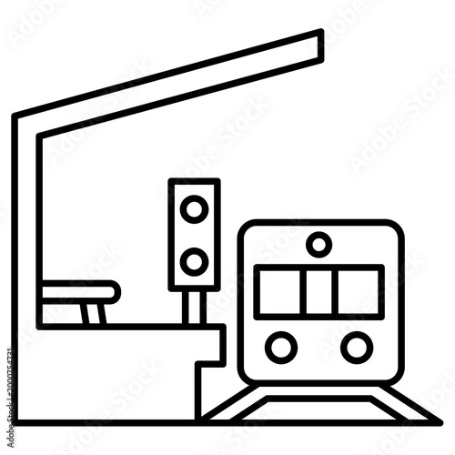 building vector sketch icon
