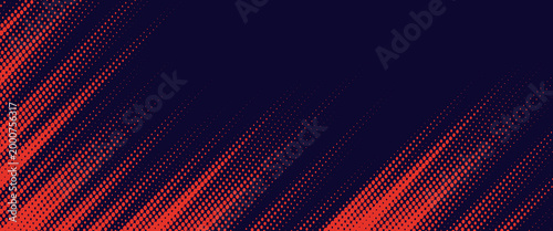 Halftone dots red and blue color pattern gradient grunge texture background. Dot pop art comic sport style vector illustration. grunge vector dots eps 10