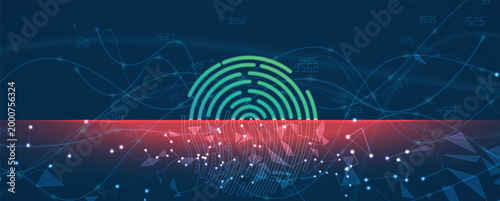 Digital Fingerprint Scanning for Biometric Data Security and Cyber Protection