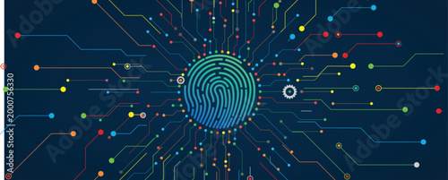 Digital Fingerprint Scanning for Biometric Data Security and Cyber Protection