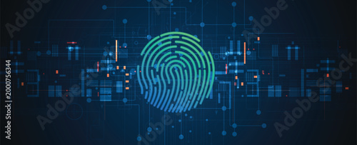Digital Fingerprint Scanning for Biometric Data Security and Cyber Protection