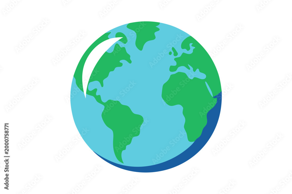 Fototapeta premium earth globe icon