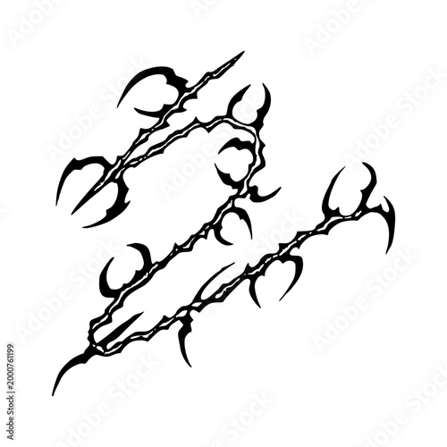 Neo Tribal Goth Tattoo Design