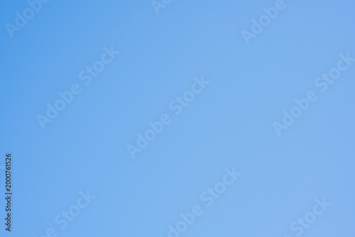 Bild auf Leinwand Clear blue sky background gradient.
