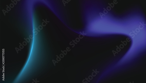 Abstract blue light streaks a digital art composition