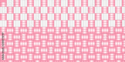 Vector geometric seamless pattern WHITE PINK BACKGROUND