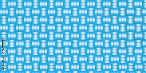 Vector geometric seamless pattern BLUE