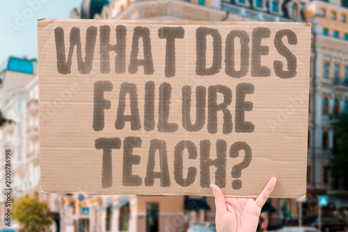 Картината върху платно "What Does Failure Teach?" research examines lessons measurably gained from adult failure and setback experiences