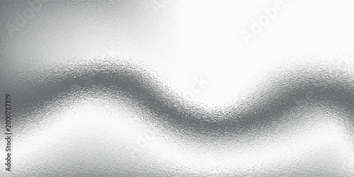 Shiny silver foil metallic texture - glossy gray steel gleaming surface, frosted glass effect with blur glare reflection, bright polished metal material. Brushed aluminum or chrome glistening bg.