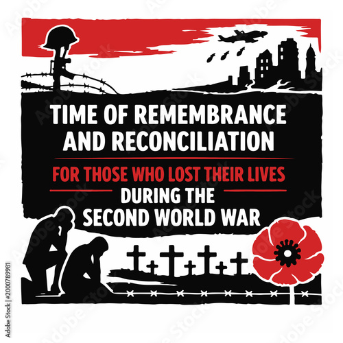 Time of Remembrance and Reconciliation for World War II Victims Awareness Flyer