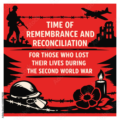 Time of Remembrance and Reconciliation for World War II Victims Awareness Flyer