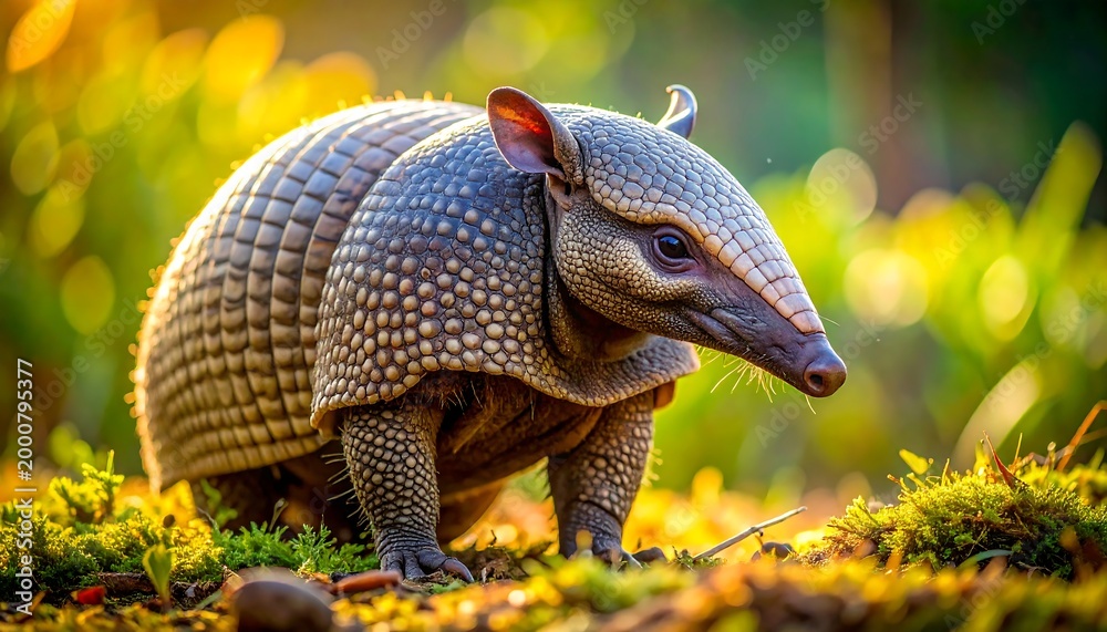 Obraz premium Armadillo in the Grass.